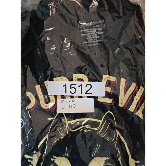 Purr Evil Cat Graphic T-Shirt M Black By Be Humane[e] Apparel Cotton Unisex - Picture 6 of 6